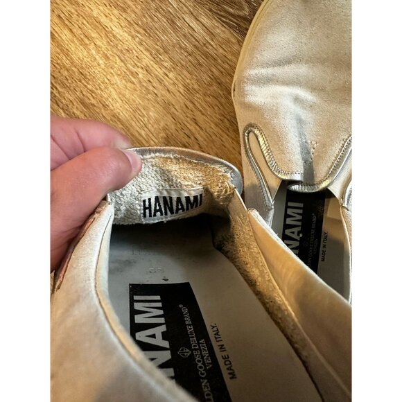 Golden Goose Limited Edition Hanami Slip Ons White with Pink Gold and Silver 39 - Picture 6 of 11